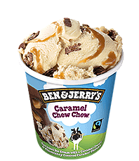 Ben and Jerry (caramel chew chew)