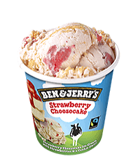 Ben and  Jerry (strawberry cheesecake)